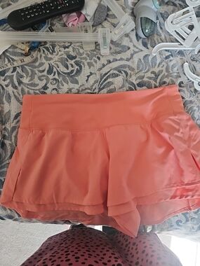 CALIA by Carrie Underwood Coral Layered Athletic Skort